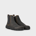 Barefoot Safety Chelsea Boots in Black microfiber Nobuk Steel toe boots