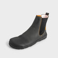 Barefoot Safety Chelsea Boots in Black microfiber Nobuk Steel toe boots