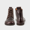 Award Winning Goodyear Welted Barefoot Chukka Boots for Men and Women in Brown Veg Tan Leather by Gaucho Ninja