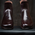 Barefoot Chelsea Boots in Shell Cordovan Leather from Gaucho Ninja British Chelsea Boots Made in Britain