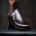 Barefoot Chelsea Boots in Shell Cordovan Leather from Gaucho Ninja British Chelsea Boots Made in Britain