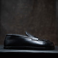 Barefoot Loafers in Spanish Artisan Leathers by Gaucho Ninja Casein Mustang Black