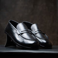 Barefoot Loafers in Spanish Artisan Leathers by Gaucho Ninja Casein Mustang Black