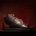 Barefoot Trekking Boots  Shell Cordovan Leathers by Gaucho Ninja