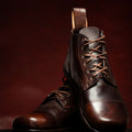 Barefoot Trekking Boots  Shell Cordovan Leathers by Gaucho Ninja