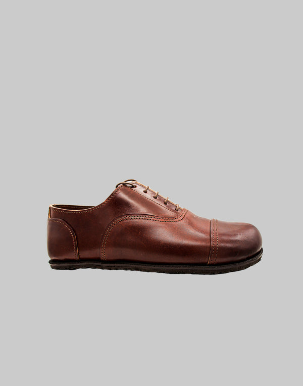 Barefoot Oxford Shoes | Horse Culatta Chocolate Brown