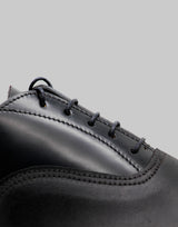 Barefoot Oxford Shoes | Black and Nobuk Black