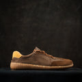 Brown Barefoot Retro Trainers by Gaucho Ninja