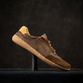 Brown Barefoot Retro Trainers by Gaucho Ninja