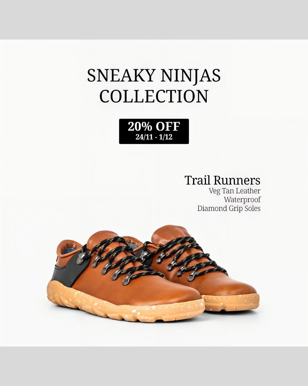 Sneaky Ninjas | Trail Runners | Barefoot Hiking Trainers