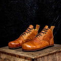 Barefoot Carpenter's Safety Boots in Spanish Artisan Leather from Gaucho Ninja