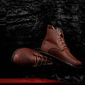 Barefoot Chukka Boots in Bakers Calf Russian Brown Leather from Gaucho Ninja