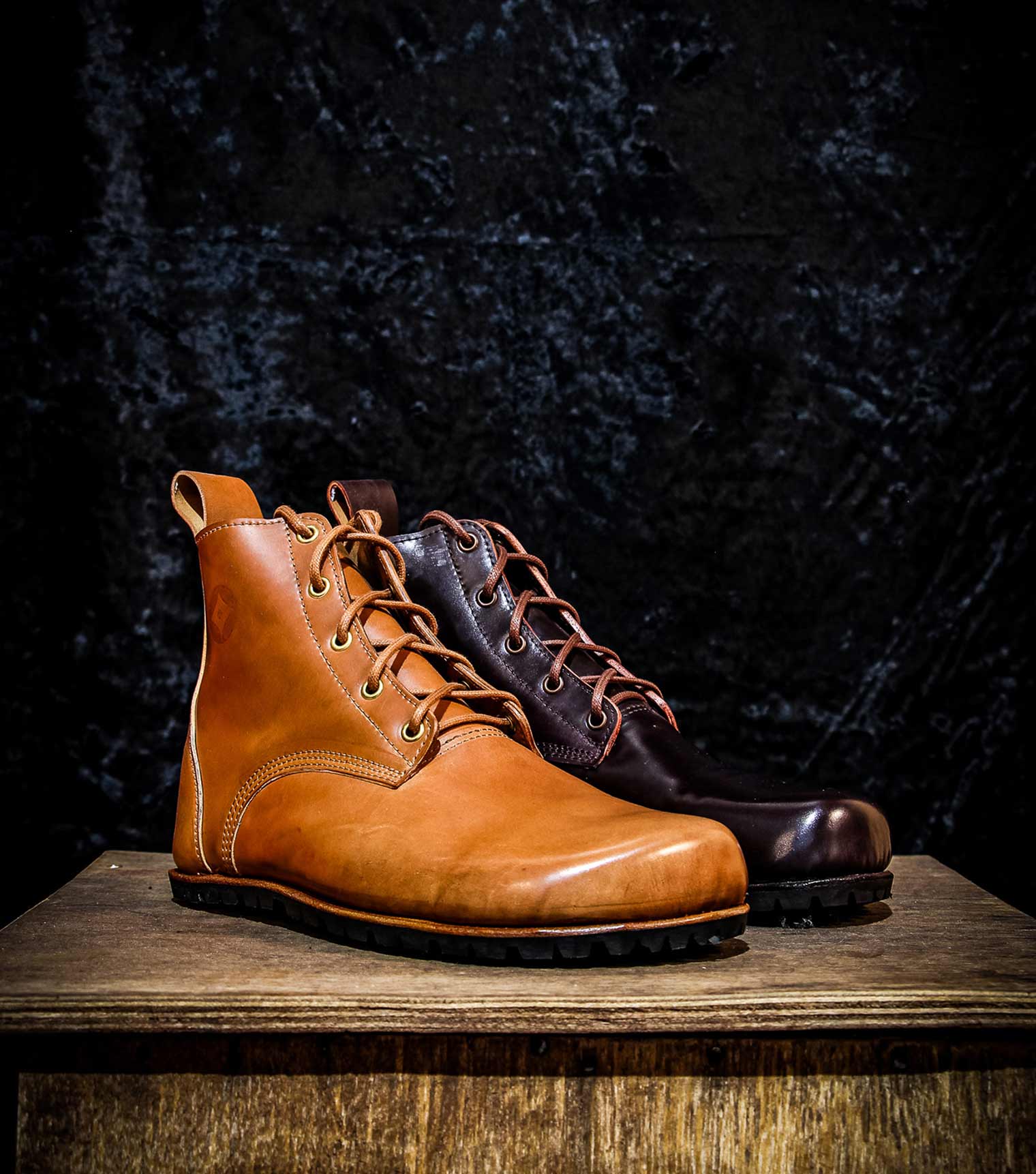 Barefoot Chukka Boots in Shell Cordovan Leather from Gaucho Ninja