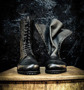 Barefoot Kombat Boots in Italian Leathers by Gaucho Ninja