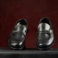 Barefoot Loafers in Spanish Artisan Leathers by Gaucho Ninja Casein Mustang Black