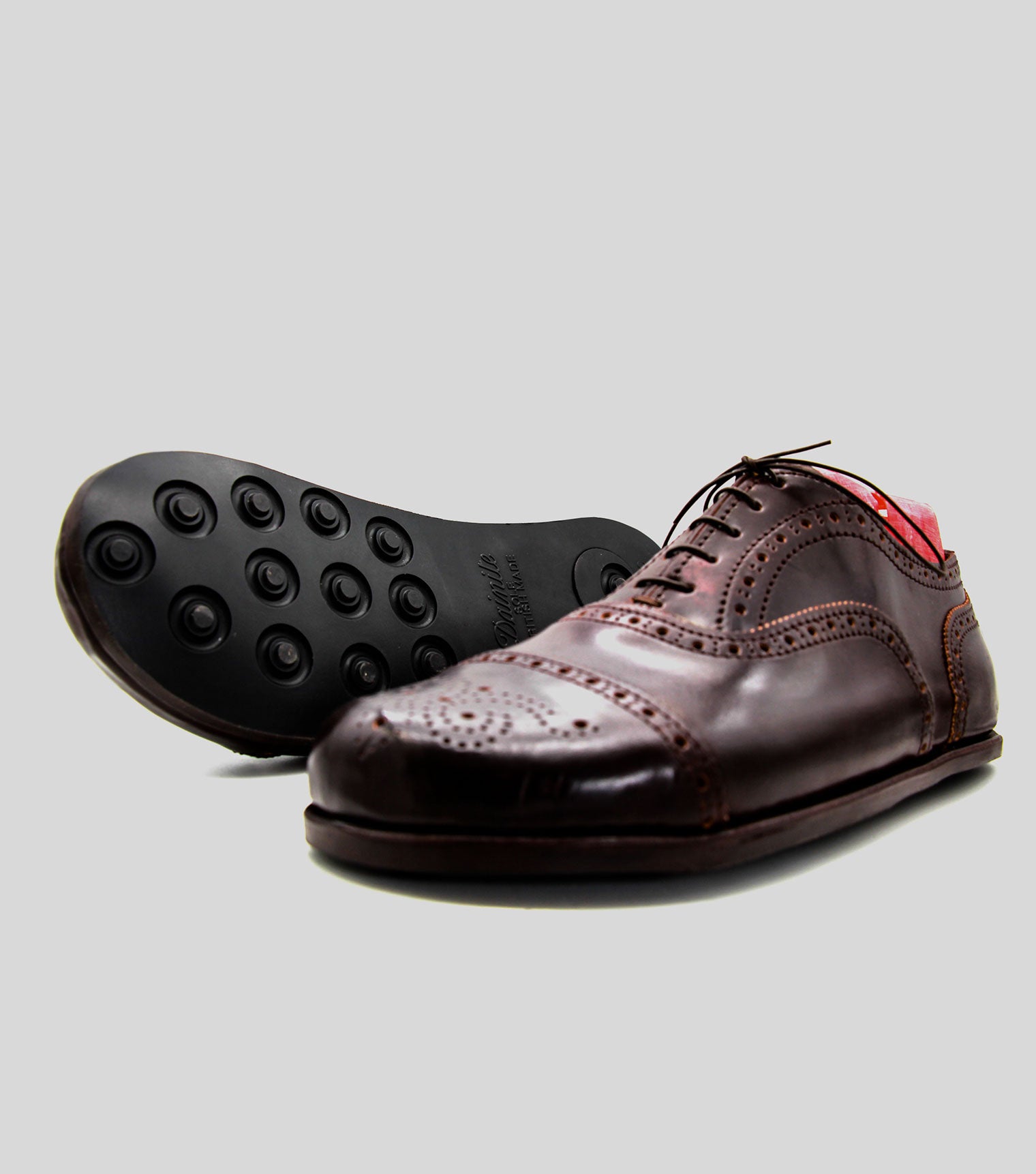 Barefoot Oxford Shoes in Shell Cordovan Leather by Gaucho Ninja