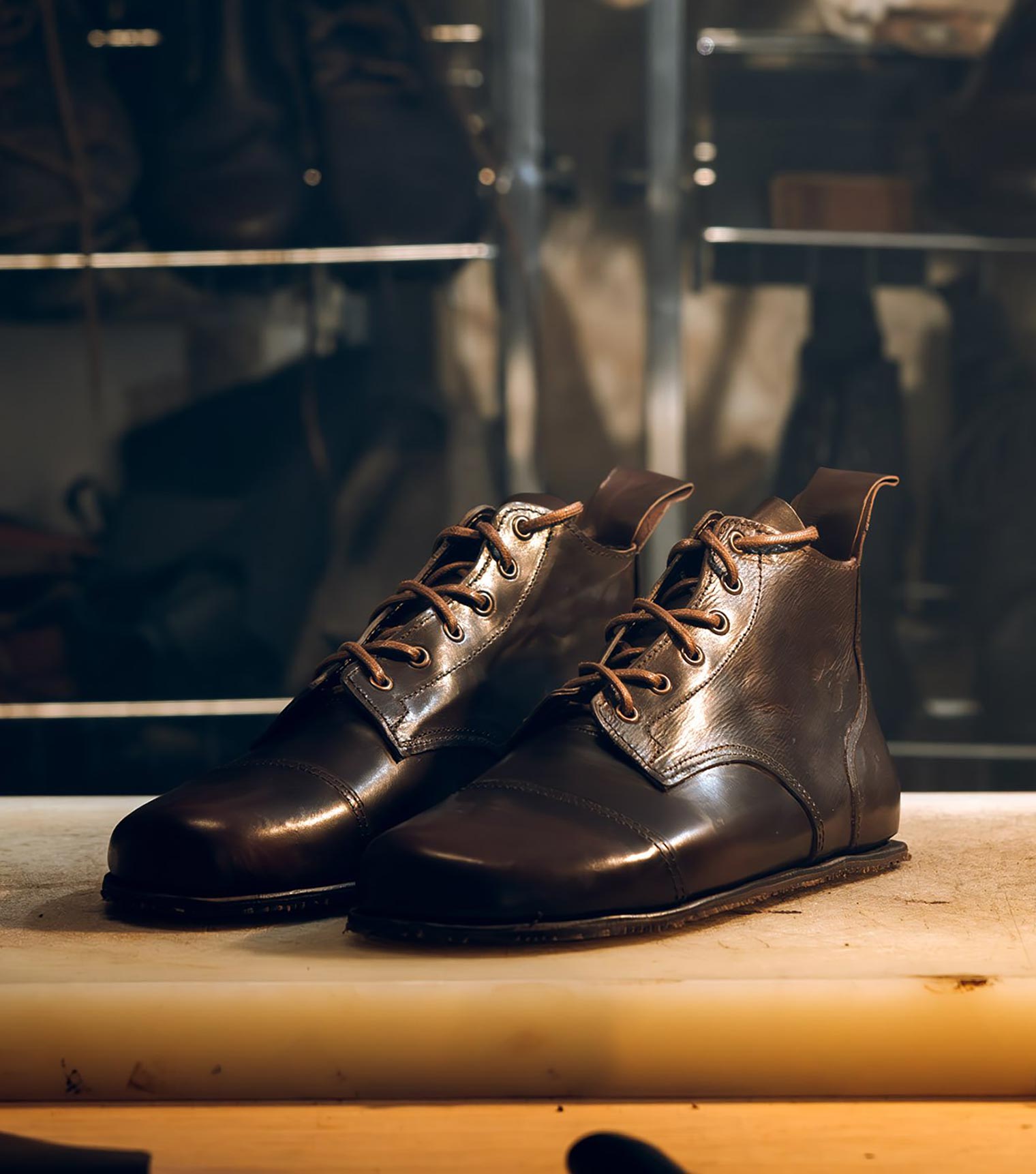 Barefoot Trekking Boots in Luxury British Leather by Gaucho Ninja