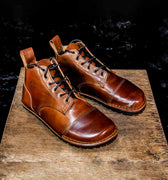 Barefoot Trekking Boots Shell Cordovan Leather by Gaucho Ninja