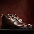 Barefoot Trekking Boots  Shell Cordovan Leathers by Gaucho Ninja