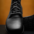 Goodyear Welted Barefoot Chukka Boots - Black by Gaucho Ninja