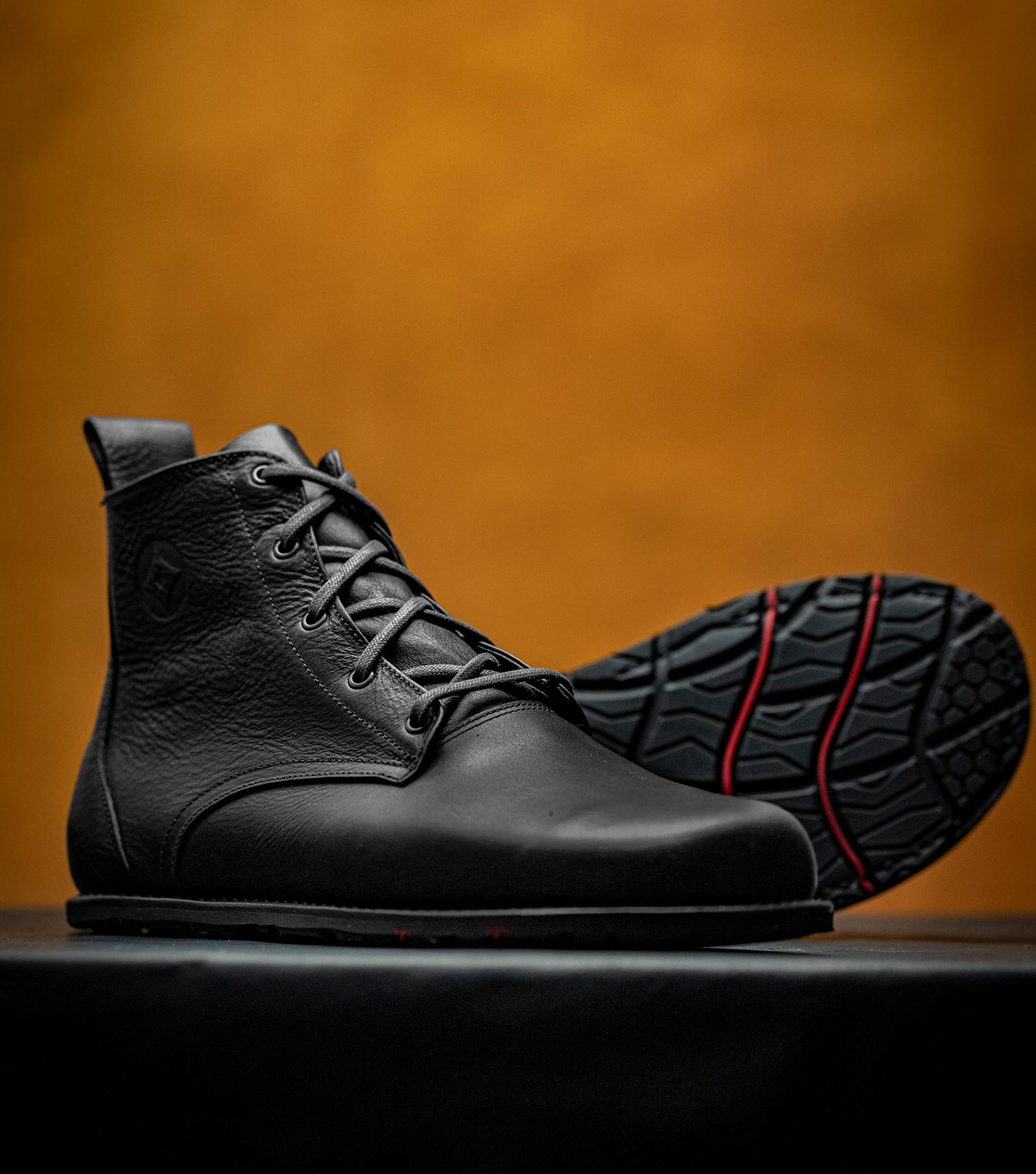 Goodyear Welted Barefoot Chukka Boots - Black by Gaucho Ninja