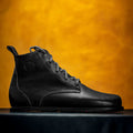 Goodyear Welted Barefoot Chukka Boots - Black by Gaucho Ninja