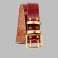 handmade leather belt