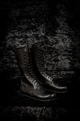 Barefoot Barefoot Kombat boots Size XWide 39 EU | Black leather | 28cm High | Off the shelf