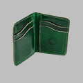 Minimalist Leather Wallet - Green Horse Culatta