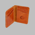 Minimalist Leather Wallet - Honey Billy Goat