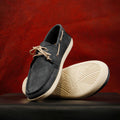 Navy Blue Barefoot Deck Shoes by Gaucho Ninja