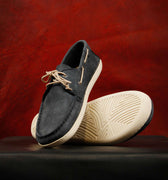 Navy Blue Barefoot Deck Shoes by Gaucho Ninja