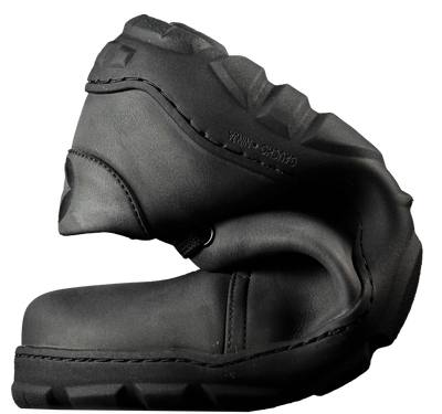 Gaucho Ninja’s black Barefoot Safety Trainers featuring CSA safety certification, fiberglass toe caps, anti-puncture insoles, slip-resistant Diamond Grip soles, and wide toe box for natural movement, built for demanding work environments.