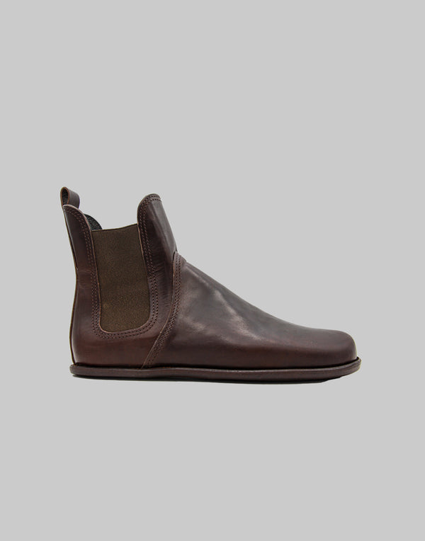 Barefoot Chelsea Boots | Chocolate Brown Leather