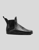 Barefoot Chelsea Boots | Black Russian Leather | Bristish Heritage | Made to measure