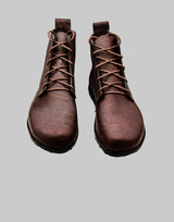 Barefoot Chukka Boots | Brown English Oak Bark Tanned 'Bakers Russian' Calf Leather | Dainite British Soles