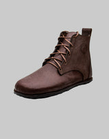 Barefoot Chukka Boots | Brown English Oak Bark Tanned 'Bakers Russian' Calf Leather | Dainite British Soles