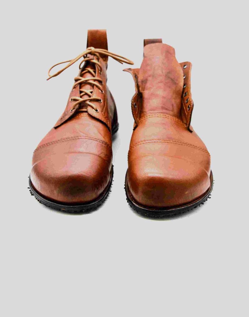 Barefoot Carpenter's Boots | Kangaroo leather | Barefoot Safety Boots | Fully ISO safety footwear with barefoot feeling