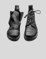 Barefoot Carpenter's Boots | Horse Culatta leather | Barefoot Safety Boots | Fully ISO safety footwear with barefoot feeling