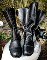 Barefoot Kombat Flex boots | Black leather | 28cm High