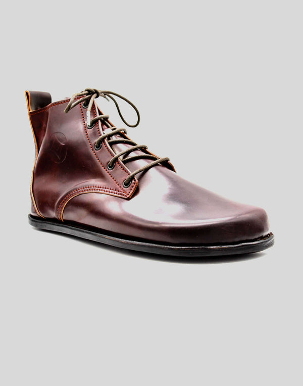 Barefoot Chukka Boots Special Edition | Horween Shell Cordovan #8 Uppers | Made to measure | Dainite Rubber Inserts